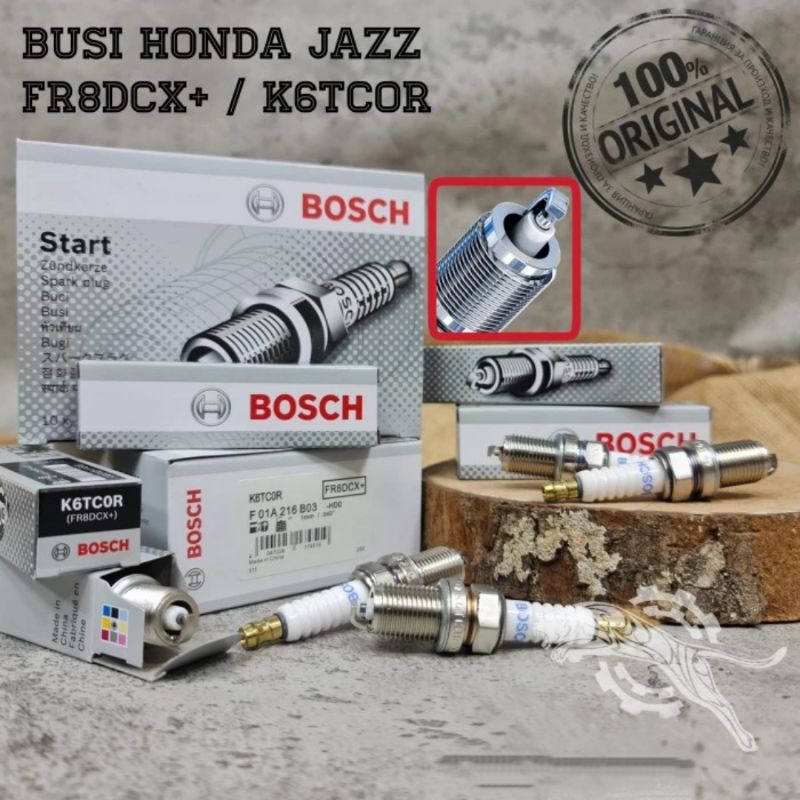 Busi Honda Jazz Brio Freed Mobilio HRV BRV Original BOSCH (Harga Per 1Pcs)