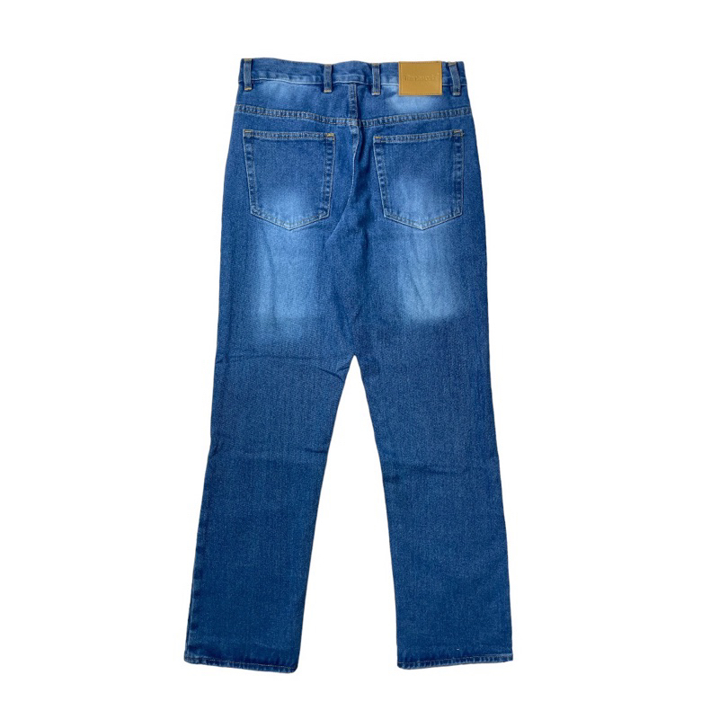 Transworld Celana Jeans Denim Legular Blue Wisker