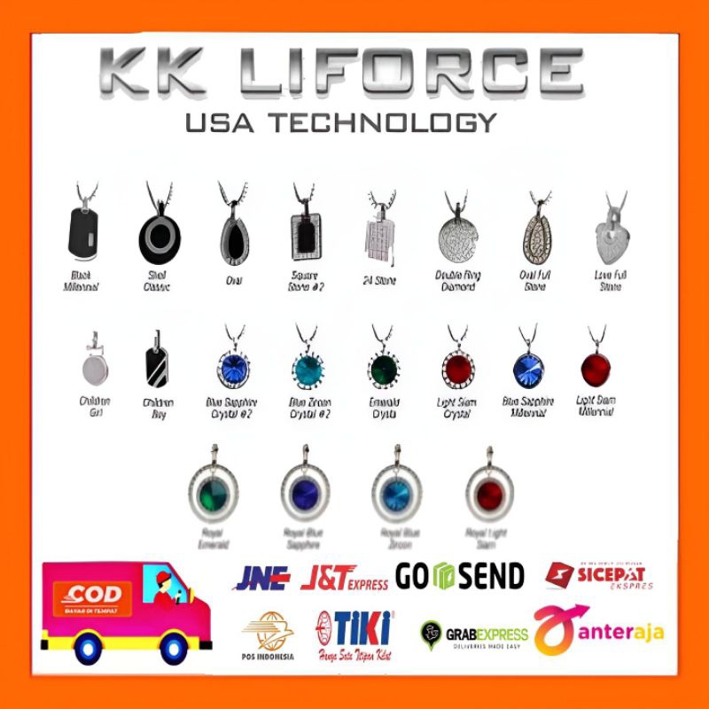 KK Liforce Kalung Kesehatan Anti Radiasai KK Indonesia USA Technology