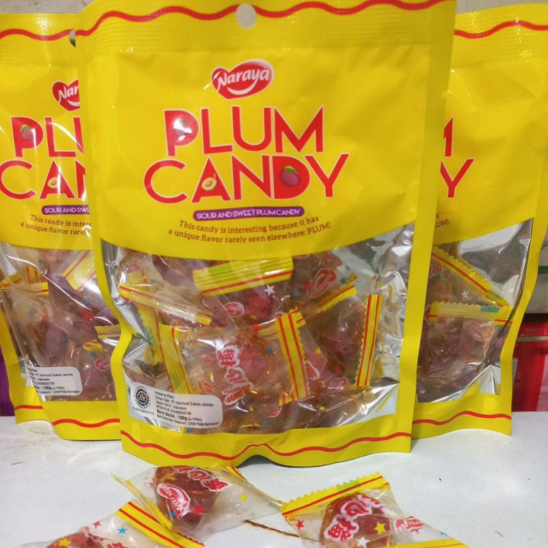 

Permen Isi Plum / Sour and Sweet Plum Candy 100gram Naraya