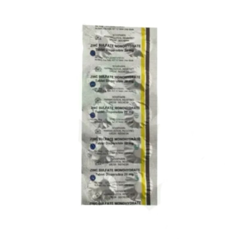 zinc tablet 20mg 20 mg novapharin tab 10's 10tab 10tablet 10 zink tab tablet / strip