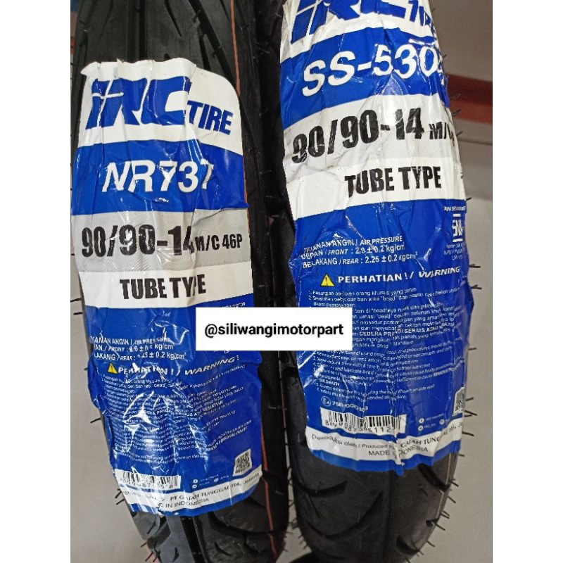 Ban Motor Tube Type (NON TUBLES) IRC 90/90-14 SS-530R NR73T & TRAIL Ban Motor Ring 14 Ban Luar