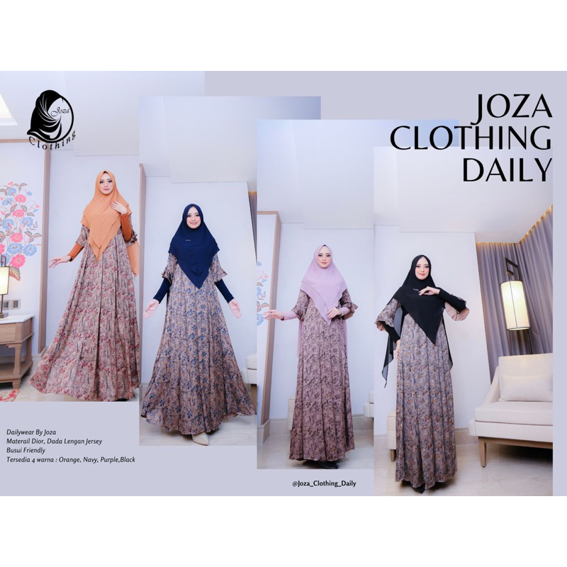 Sale sale sale Gamis Daily Original By Joza Arina ( Gamis Only ya dear)