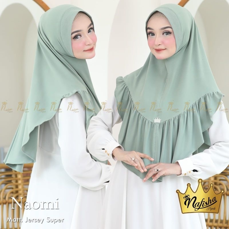 Jilbab Instan Rempel Naomi ORIGINAL NAFISHA