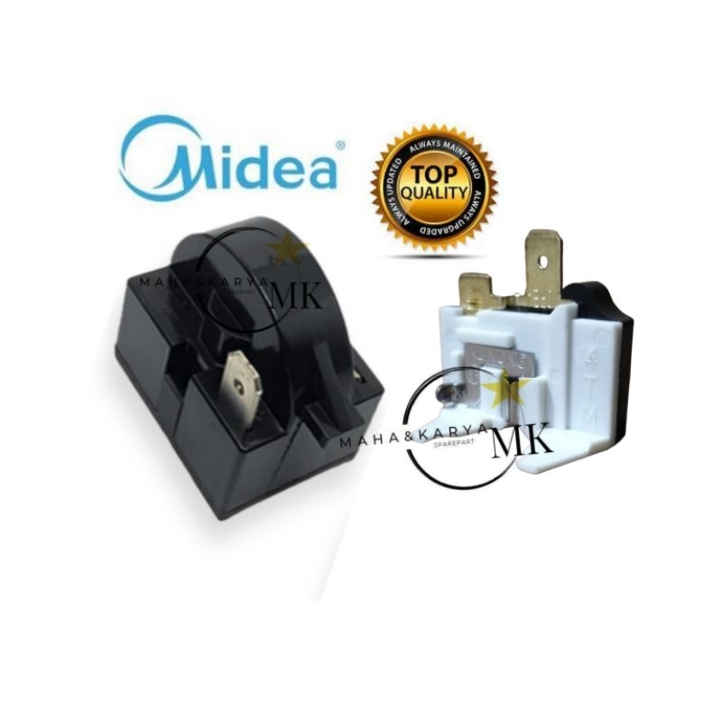 [ MKS ] Relay Ptc Overload Kulkas Midea 1 Pintu
