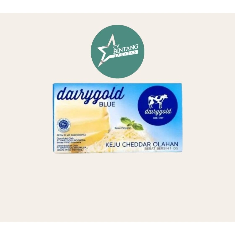 

DAIRY GOLD BLUE CHEDDAR CHEESE 170GR / KEJU