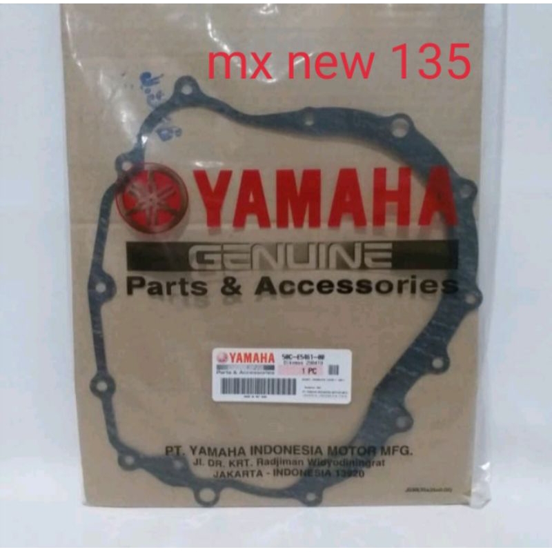gasket perpak peking blok bak kopling MX new 135 ORI Yamaha