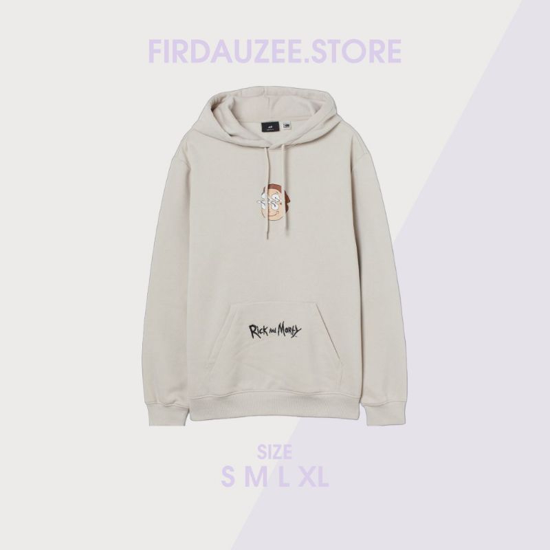 HOODIE HM RICK&MORTY PRIA WANITA | FULL TAG | FREE PAPERBAG (COD)