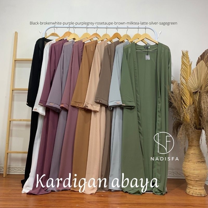 [COD] ABAYA OUTER CARDIGAN SIZE L, XL by nadisfa
