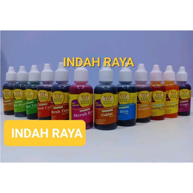 KOEPOE KOEPOE PEWARNA MAKANAN 30ml varian WARNA