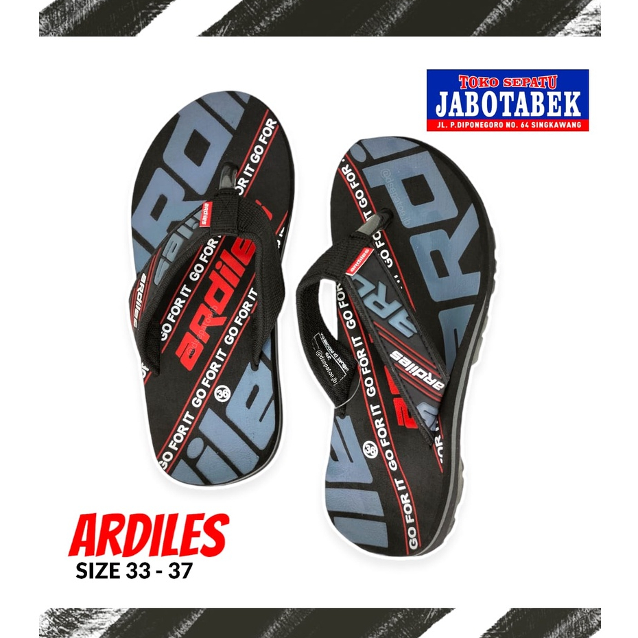 [COD] Sandal jepit gunung anak cowok full karet non slip lentur / Sendal santai kasual anak laki-lak