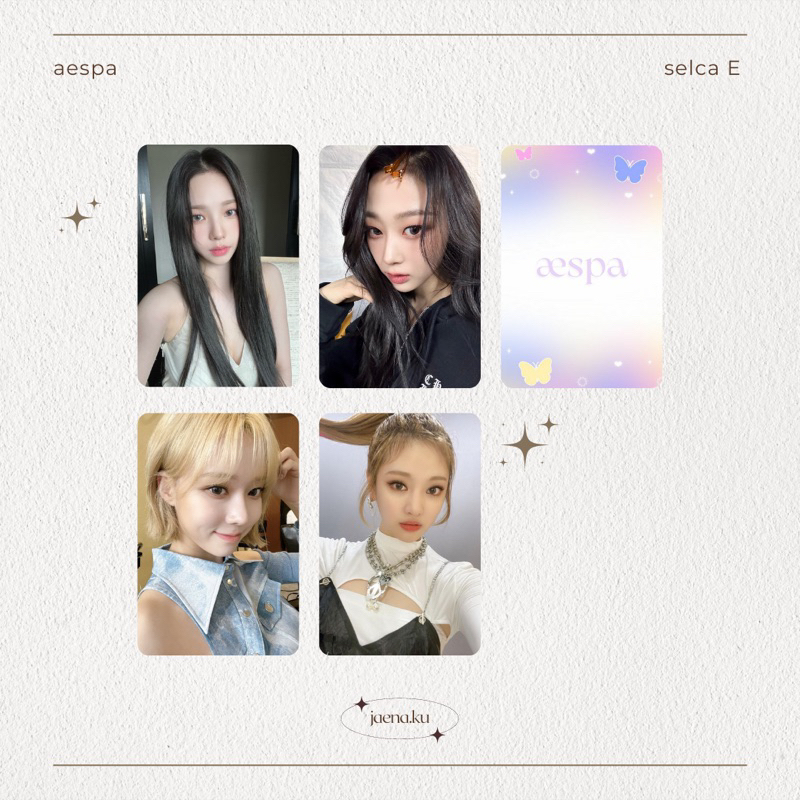 [AESPA] PHOTOCARD SELCA #8 AESPA UNOFFICIAL