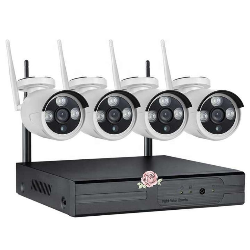 WIRELESS CCTV 8MP 4CH/ NVR KITWIRELESS 8MP MURAH