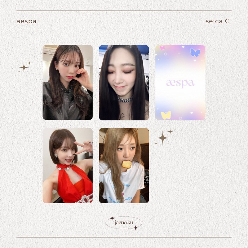 [AESPA] PHOTOCARD SELCA #6 AESPA UNOFFICIAL