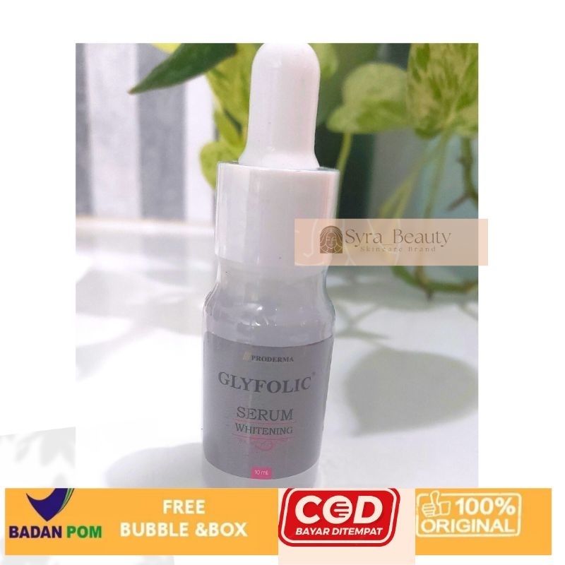 Glyfolic Serum 10ml Serum Whitening/aman/Bpom