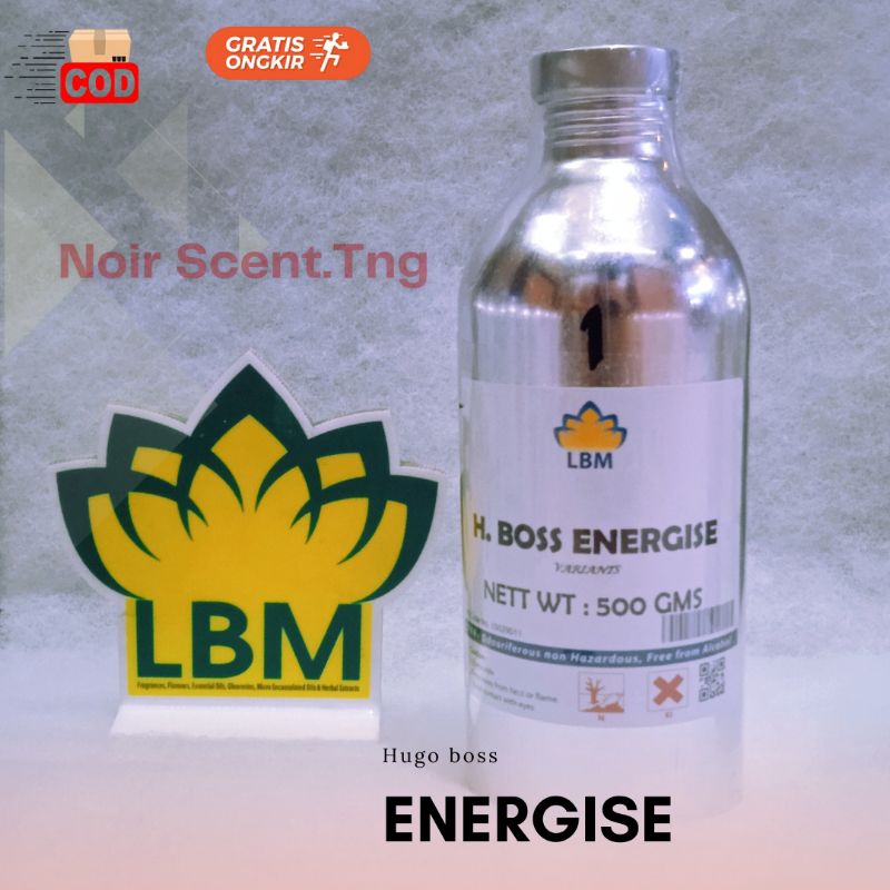 Hugo Energise 500gr LBM FRAGRANCE kemasan segel