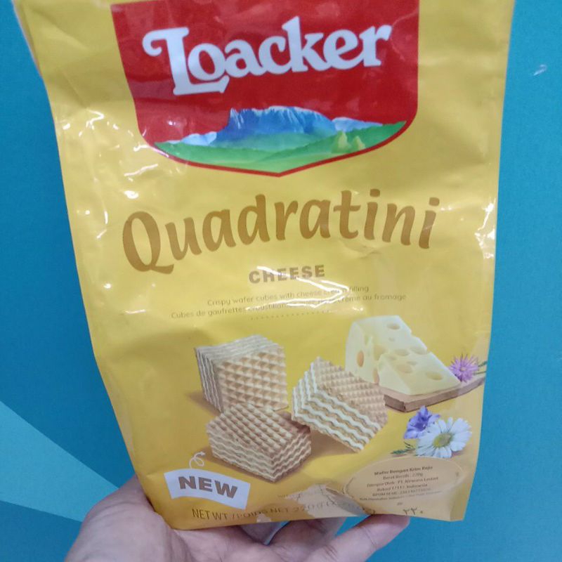 

loacker quadratini cheese 220gr