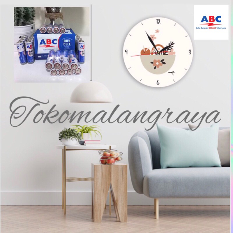 baterai abc aa/batu baterai jam dinding/baterai aa