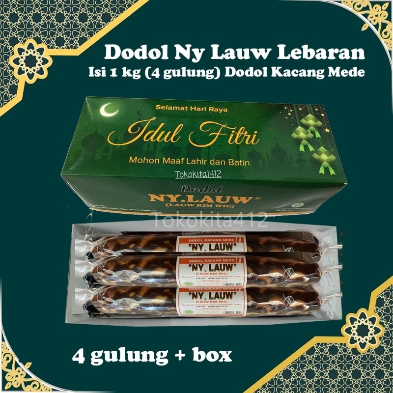 Dodol Ny Lauw Hampers Lebaran 1 kg Idul Fitri