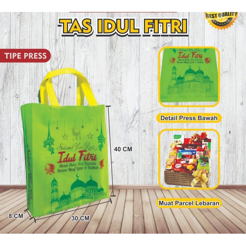 

1 lusin ( 12 biji ) TAS LEBARAN / HAMPERS IDUL FITRI PRESS
