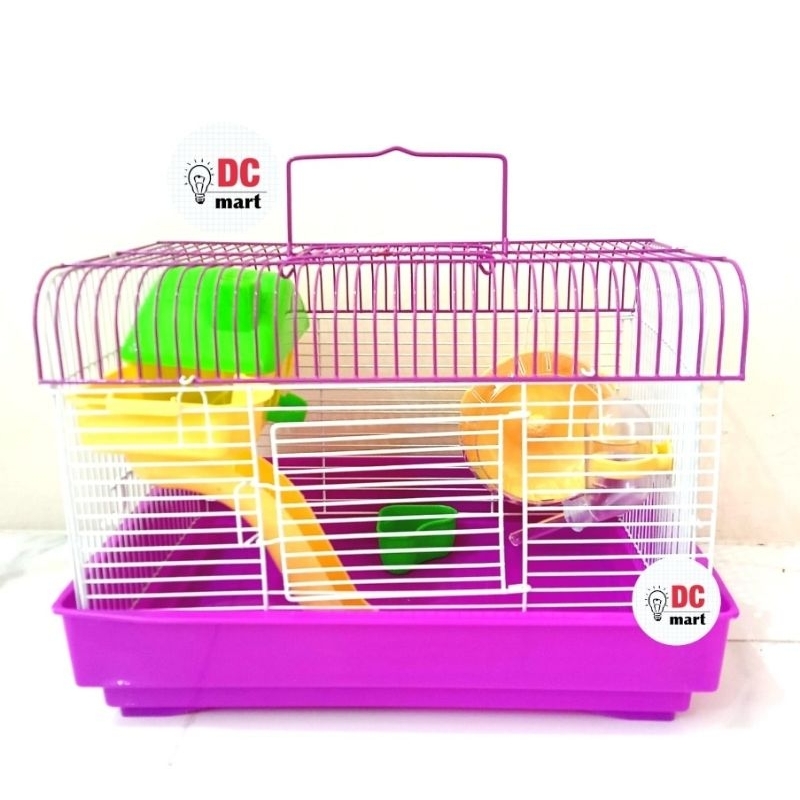 Kandang Hamster TIPE PERSEGI PANJANG/ 232 / Vila Rumah Hewan Hamster