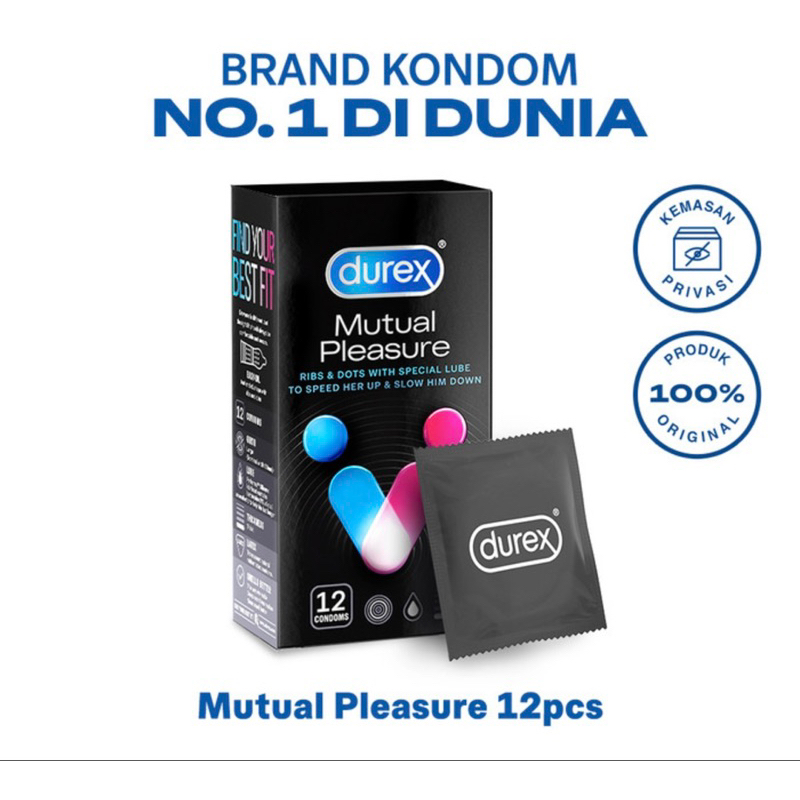 Durex Kondom mutual Pleasure 12pcs