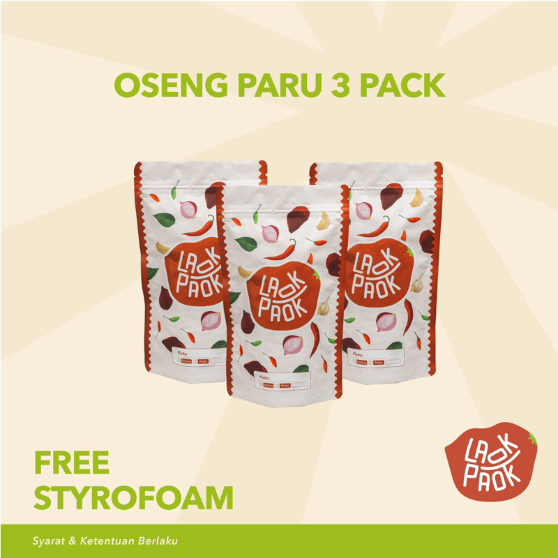 

Paket Oseng Paru 3 pack