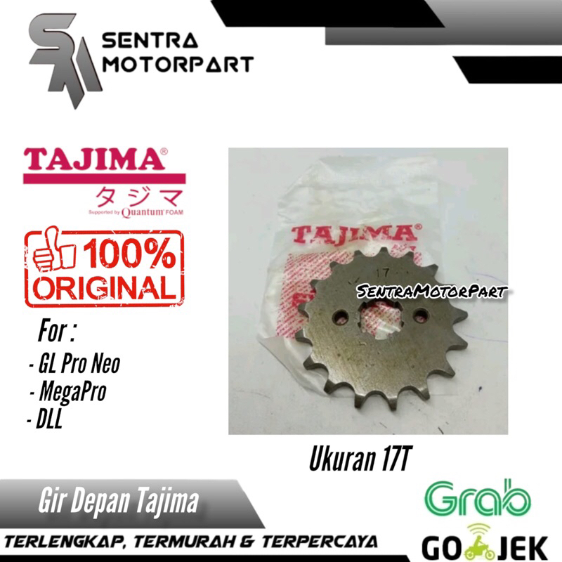 Gir gear depan gl pro neotech cb 150r cbr 150 17 428 tajima