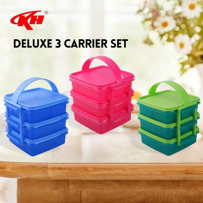 RANTANG SUSUN 3 DELUXE BAHAN ORI / RANTANG - SULTAN - RANTANG CATERING - PLASTIK ANTIK / RANTANG 3 SUSUN PLASTIK MURAH