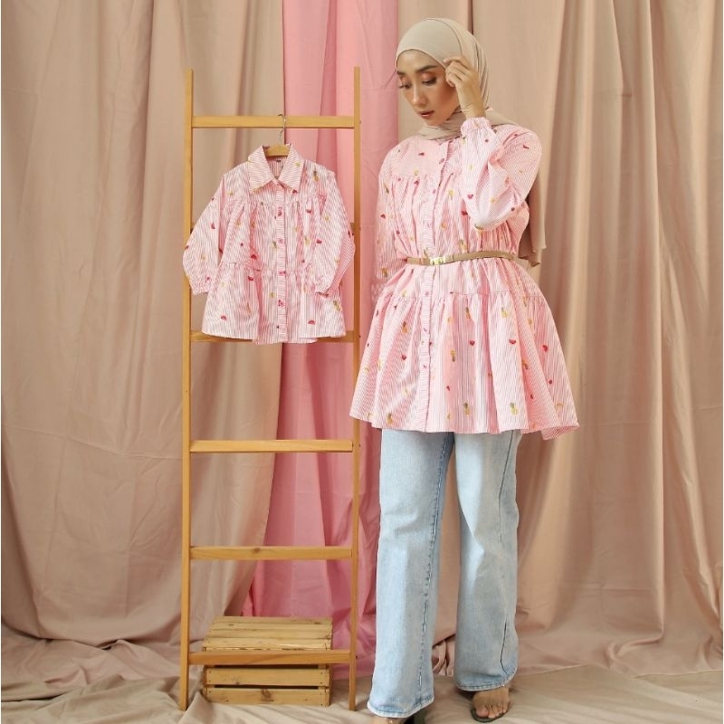 Baju Couple Ibu Anak Alea Tunik