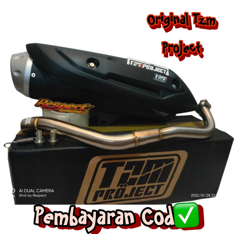 Knalpot Tzm project Nmax Aerox Lexi Standart Racing Non ss Pro Fullpack