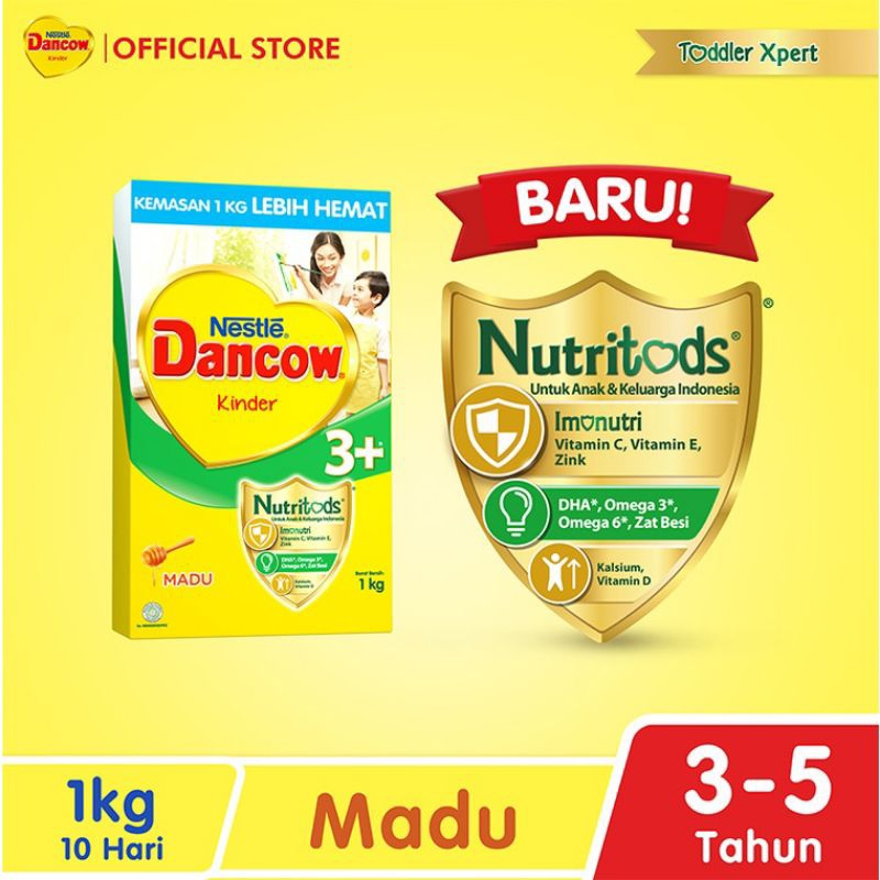 

DANCOW 3+ MADU,VANILLA 1KG