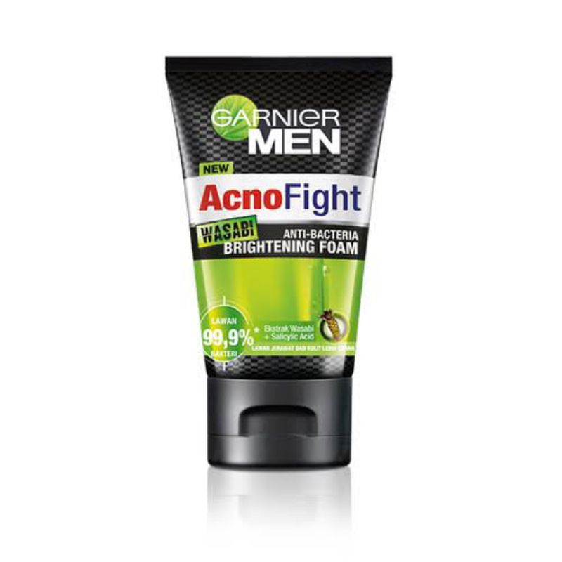 GARNIER MEN ACNO FIGHT WASABI 100 ML / FACIAL FOAM GARNIER ACNOFIGHT WASABI 100ML