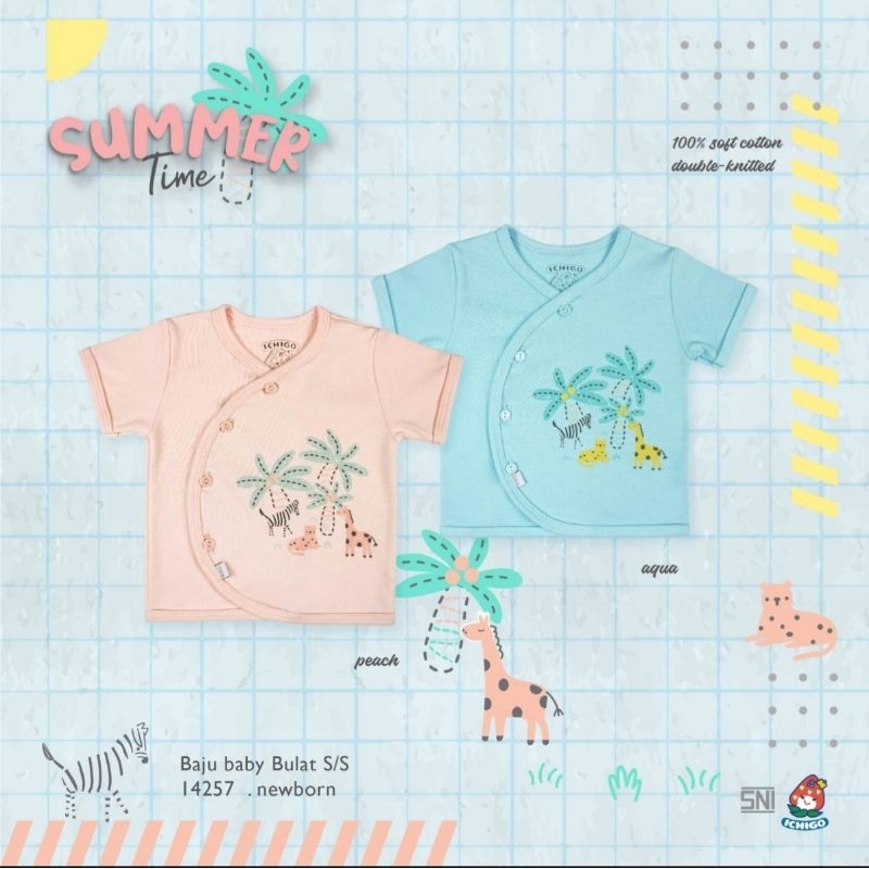 Ichigo NB Stelan Pendek Bulat Summer Time (2 Pcs) IC-SPDBNB/2