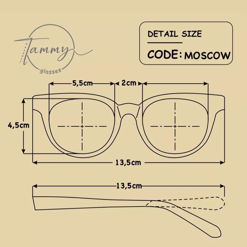 KACAMATA FRAME FASHION KODE MOSCOW