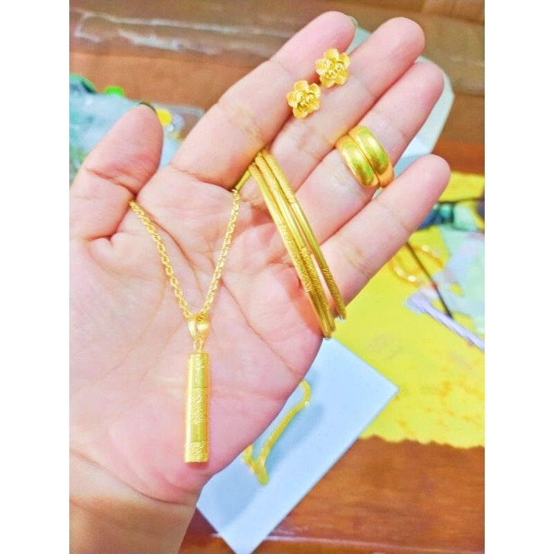 set perhiasan lapis emas london