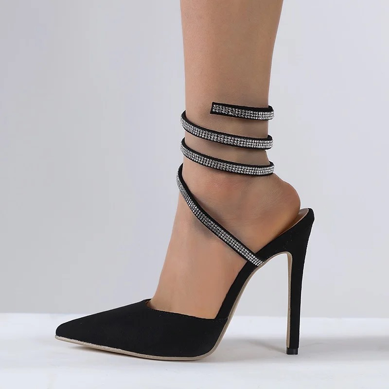Sandal sepatu high heels tali lilit gladiator new arrival