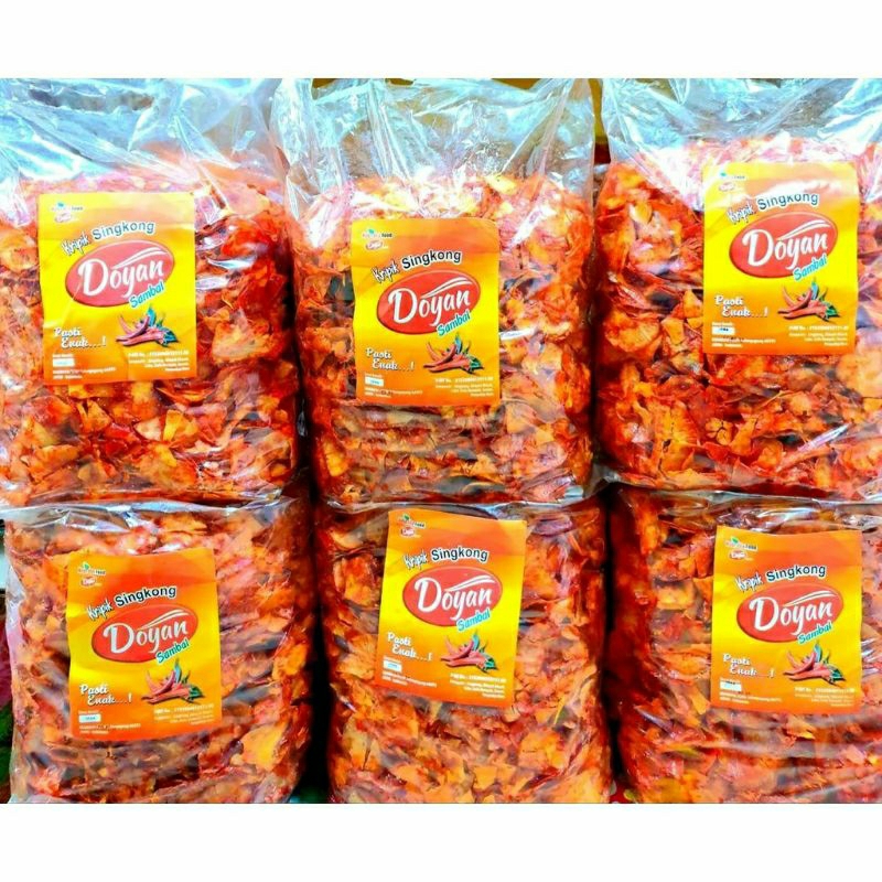 

KERIPIK SINGKONG BALADO BASAH 500 GR