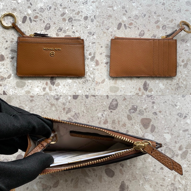 MK JET SET CHARM SMALL SLIM CARD CASE