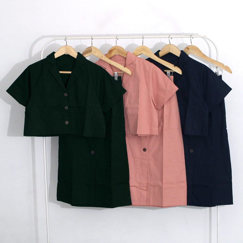 BV ST-01/ Baju Setelan/ Setelan Polos/ Baju Kantor/ Setelan Kantor