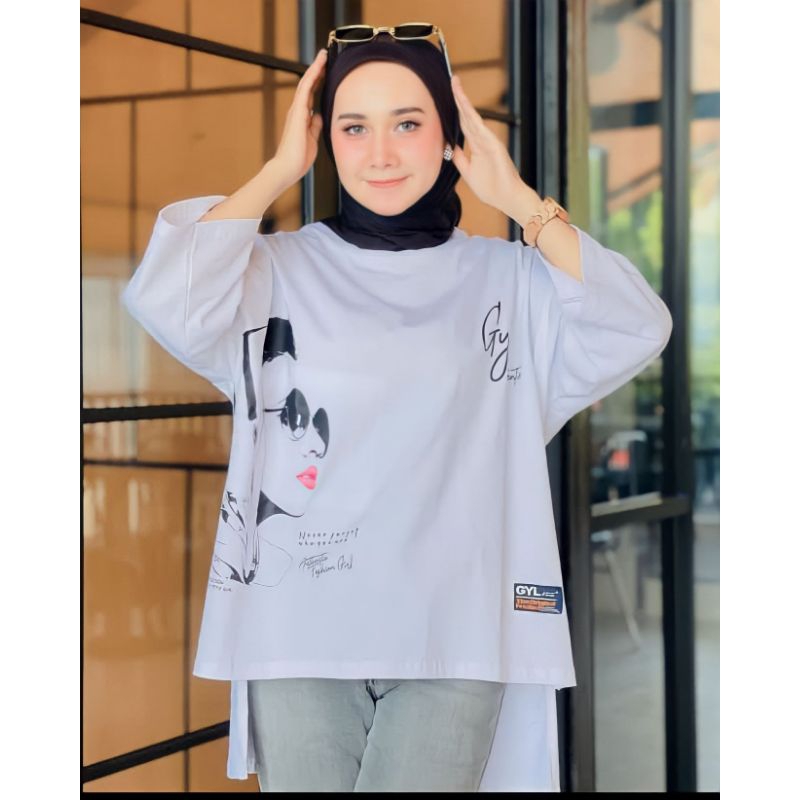 Kaos Wanita 3/4 Kaos Zolaqu Original Terbaru kaos distro wanita kaos jumbo baju putih kaos putih baj