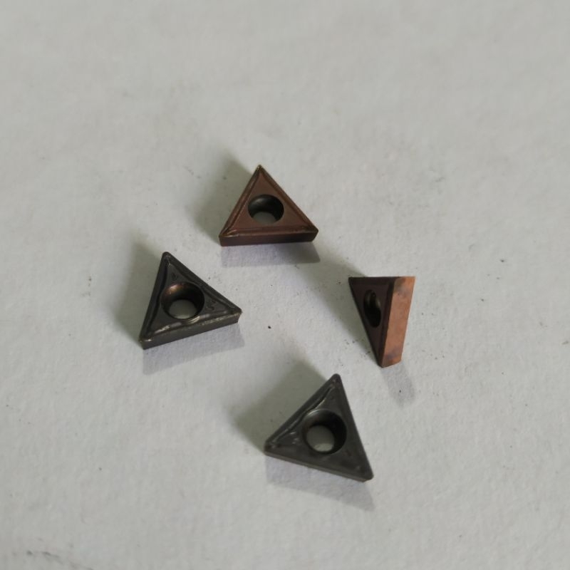 INSERT TCMT1102 CARBIDE TCMT11 02 mata pisau bubut kecil segitiga TPMT TCGT