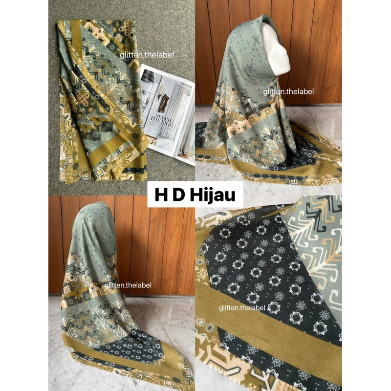 HIJAB VOAL Segiempat Motif Laser cut / Voal Paris Premium / Jilbab Segi 4 Empat / Kerudung Square Laser Cut Krudung