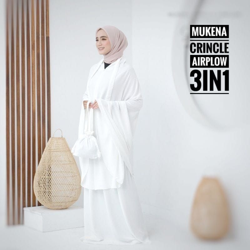 MUKENA CRINKLE AIRFLOW / MUKENA JUMBO POLOS / MUKENA 3IN1