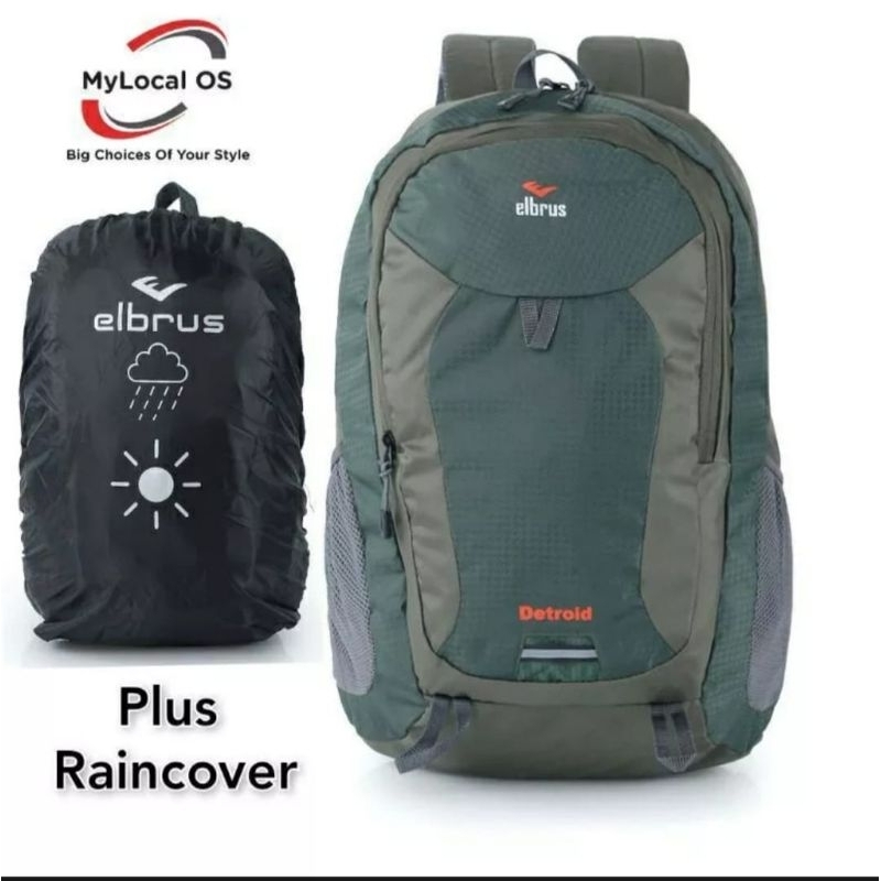 ELBRUS DETROID OUTDOOR 25L # TAS RANSEL PRIA WANITA