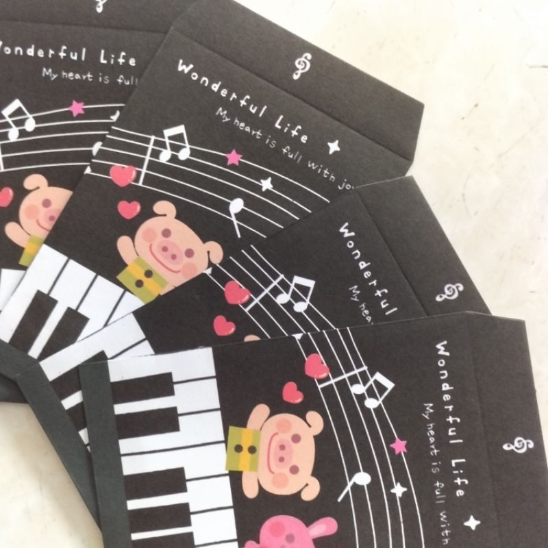 

AMPLOP PIANO/ANGPAO MUSIK (HITAM)