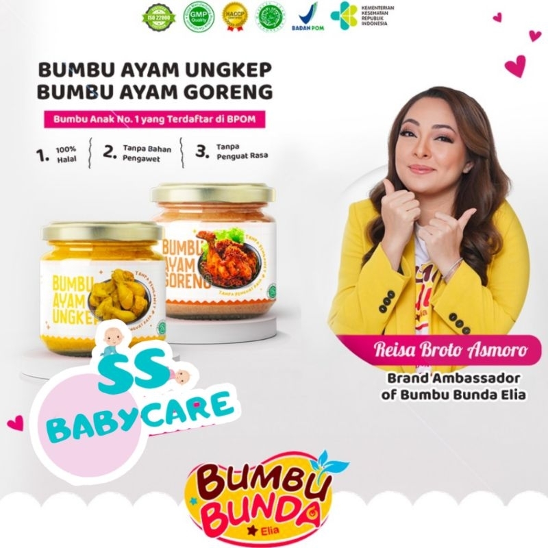 

Bumbu Bunda Elia Bumbu Ayam Ungkep & Bumbu Ayam Goreng MPASI