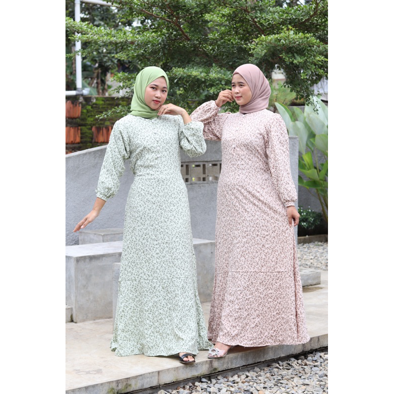 adeline dress by elslook (READY STOK) dress korea vintage crinkel shakila fit body dauna busui friendly gaun korea daphne dress series