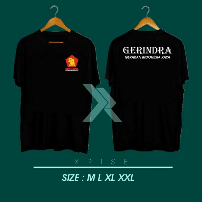 KAOS GERINDRA GERAKAN INDONESIA RAYA