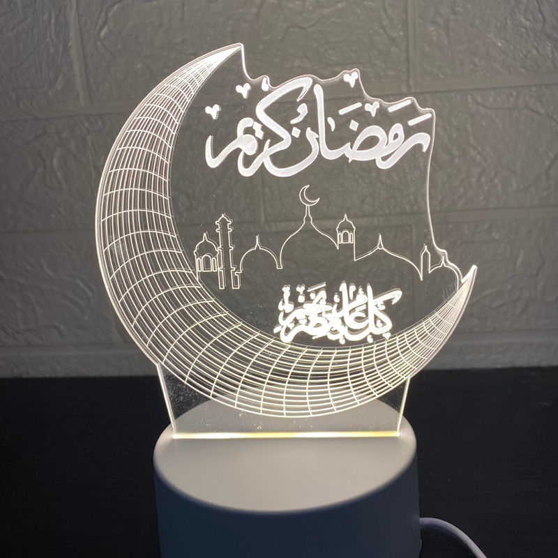 [LAMPU LED 3D TRANSPARAN/LAMPU TIDUR HIAS/ LAMPU HIAS AKRILIK/KADO LAMPU TIDUR HIAS/LAMPU HAPPY BIRTHDAY/LAMPU WISUDA GRADUATION]